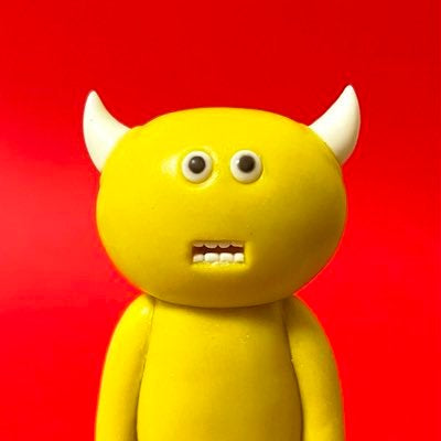 限定カラー　ソフビフィギュア キイロ kiiro アサヨシ キイロ ソフビフィギュア バイカラー③ アサヨシ KIIRO｜Yahoo