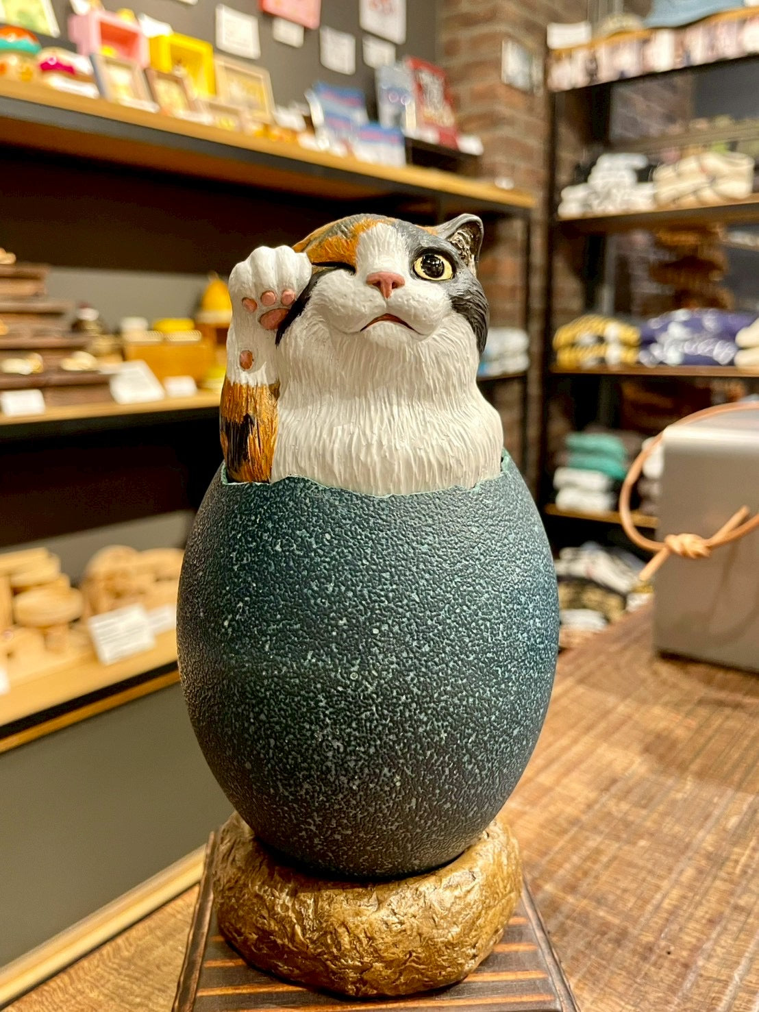 招きミケの誕生 Hatching cat – matamata