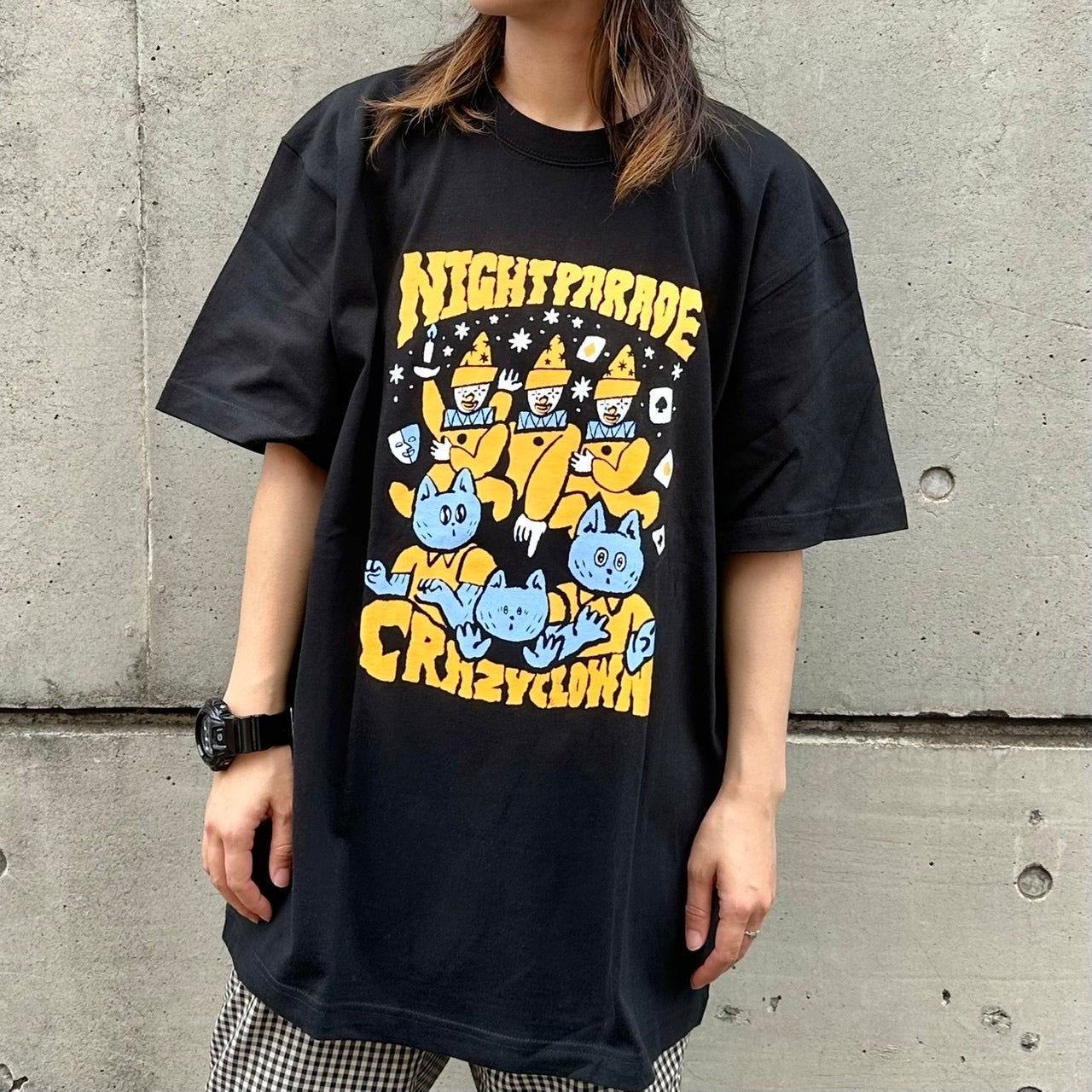 NIGHT PRADE CRAZY CLOWN TEE(YE)