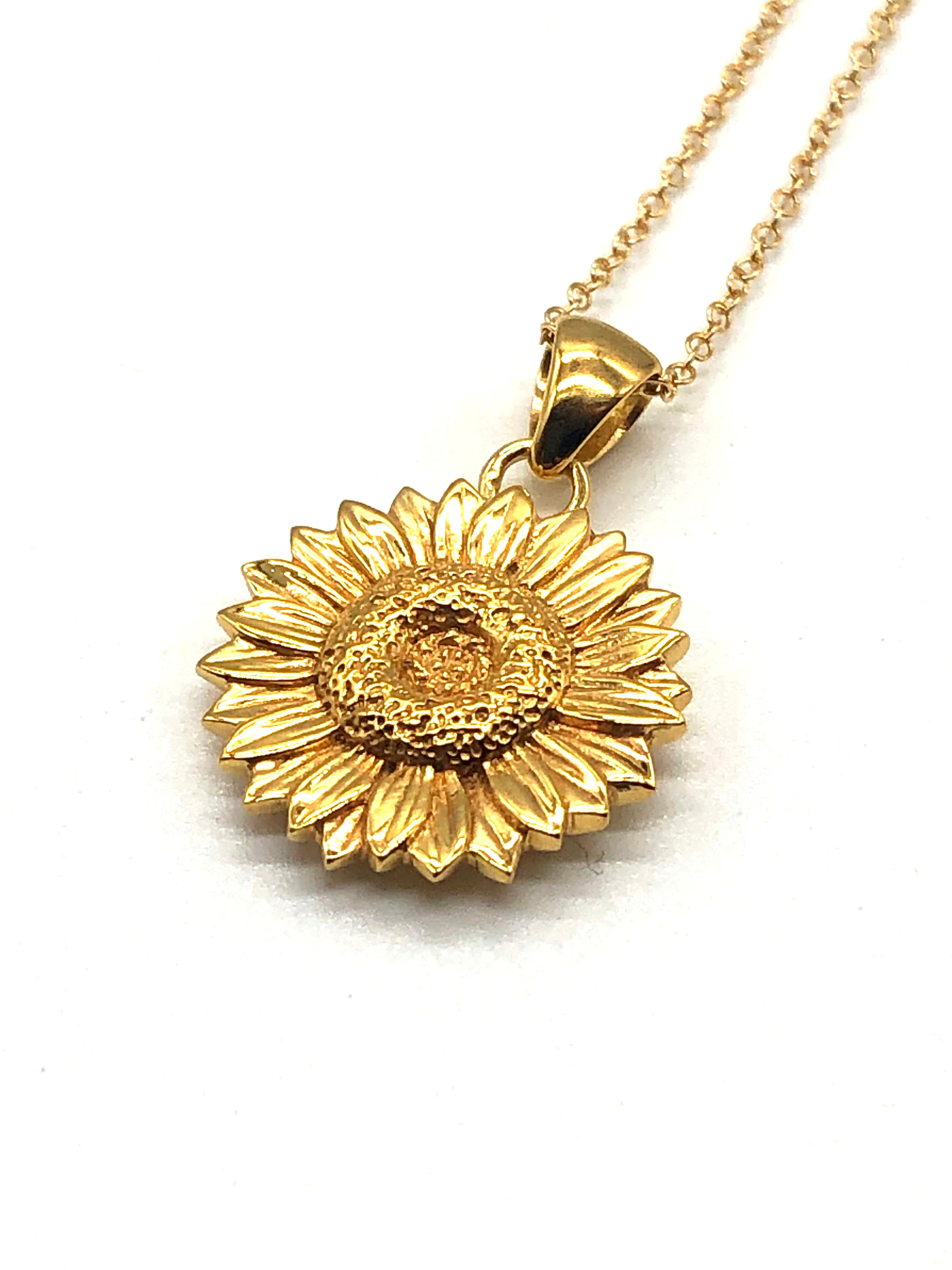 ひまわりのネックレス K24GP