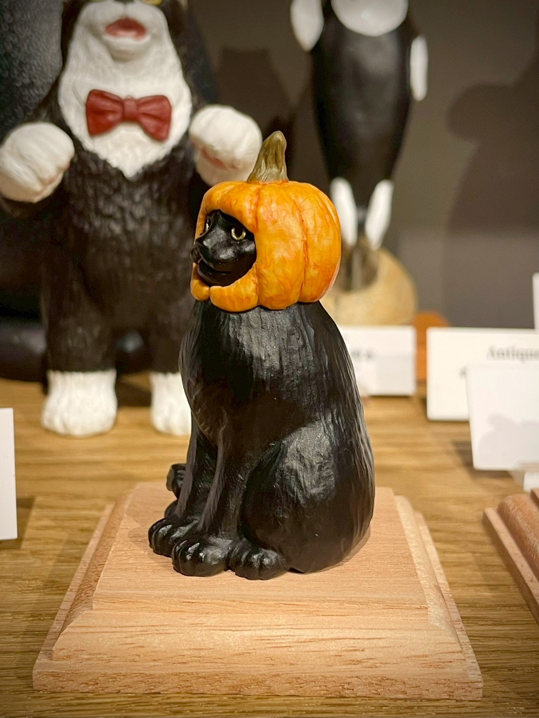 いたずらな黒ネコ（Cat-o’-Lantern）（大）