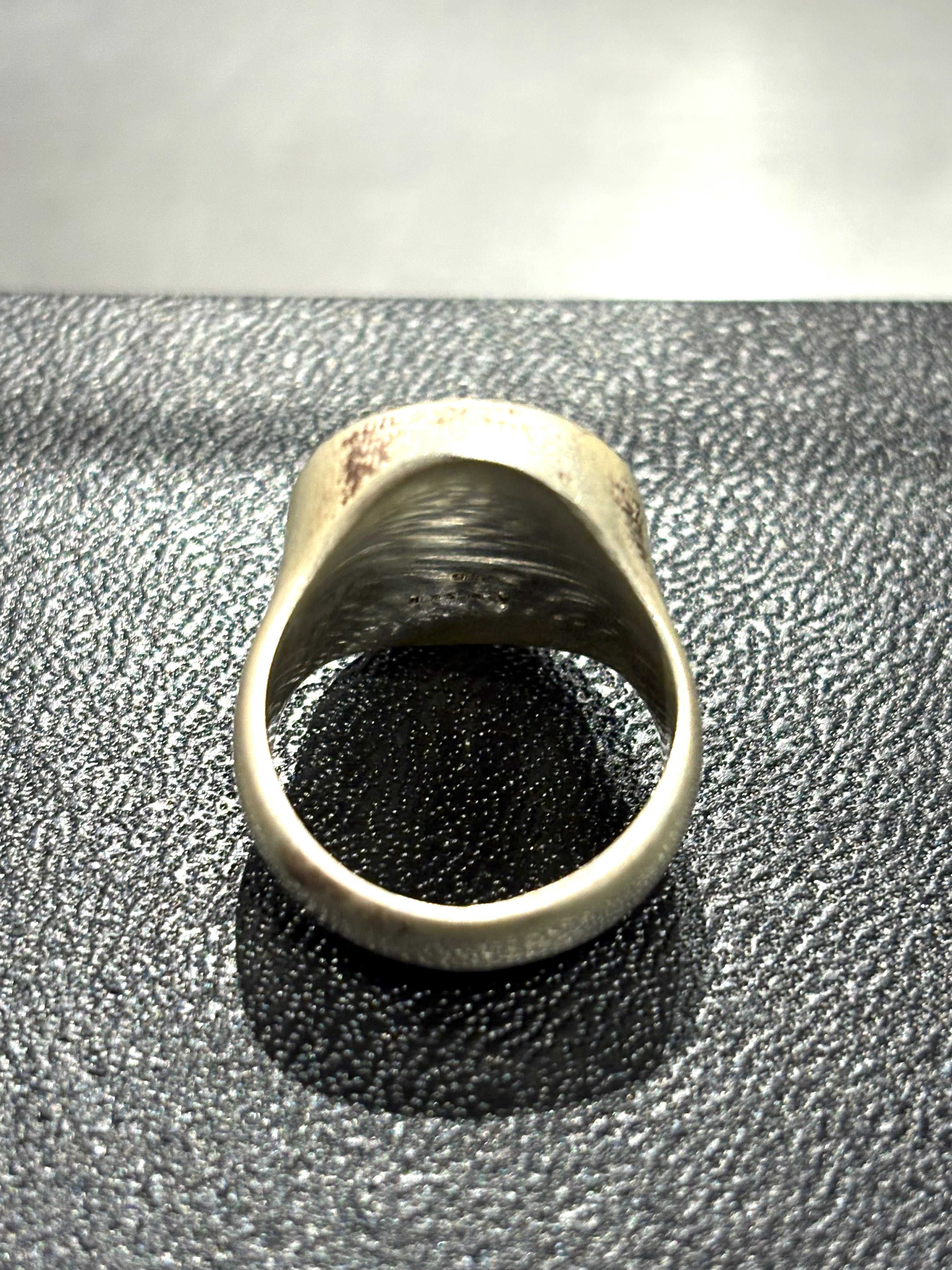 AW009オーバルシグネットリング