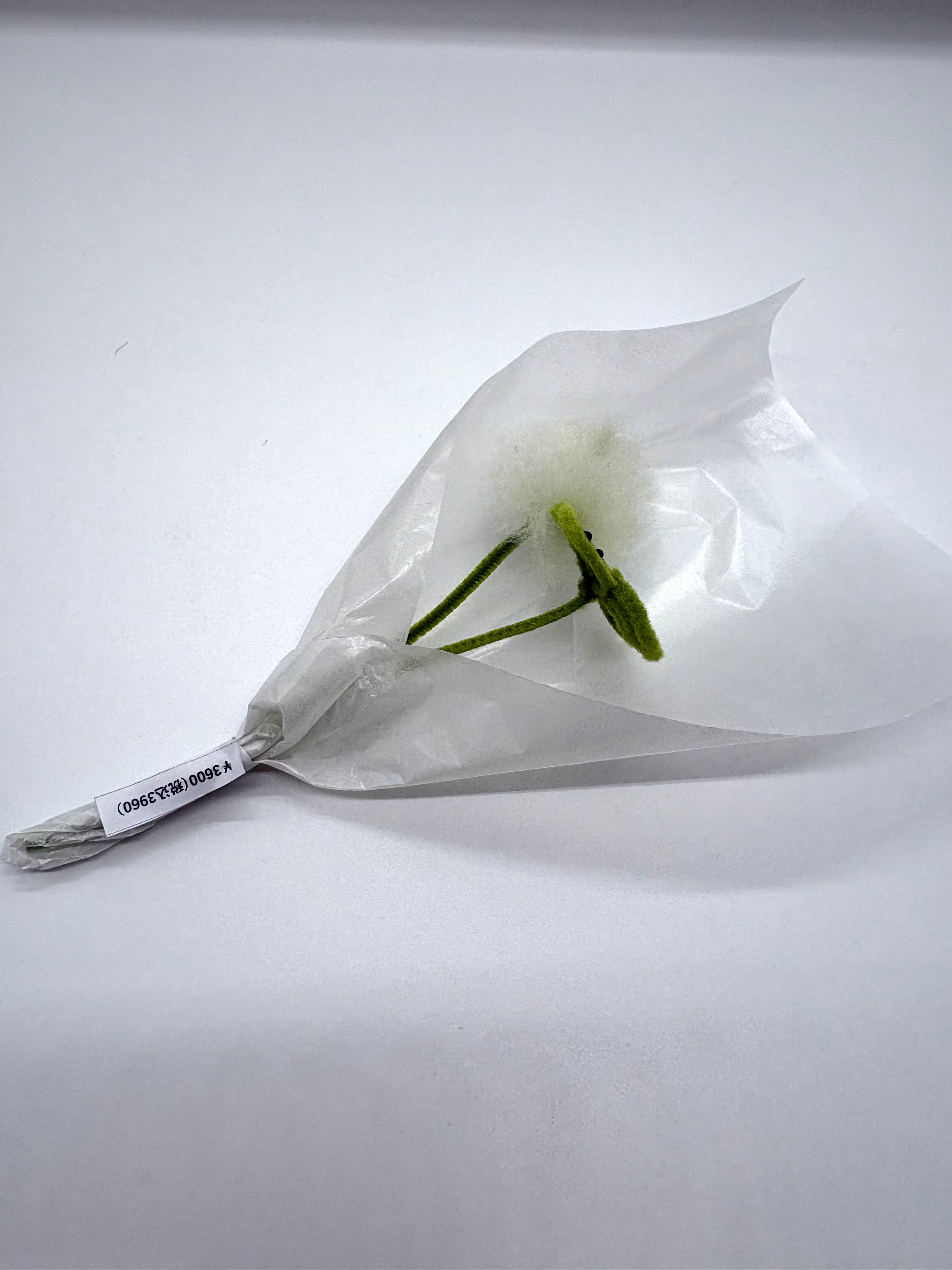 ただの草のぬいぐるみブーケ②（シロツメ花・シロツメ葉）